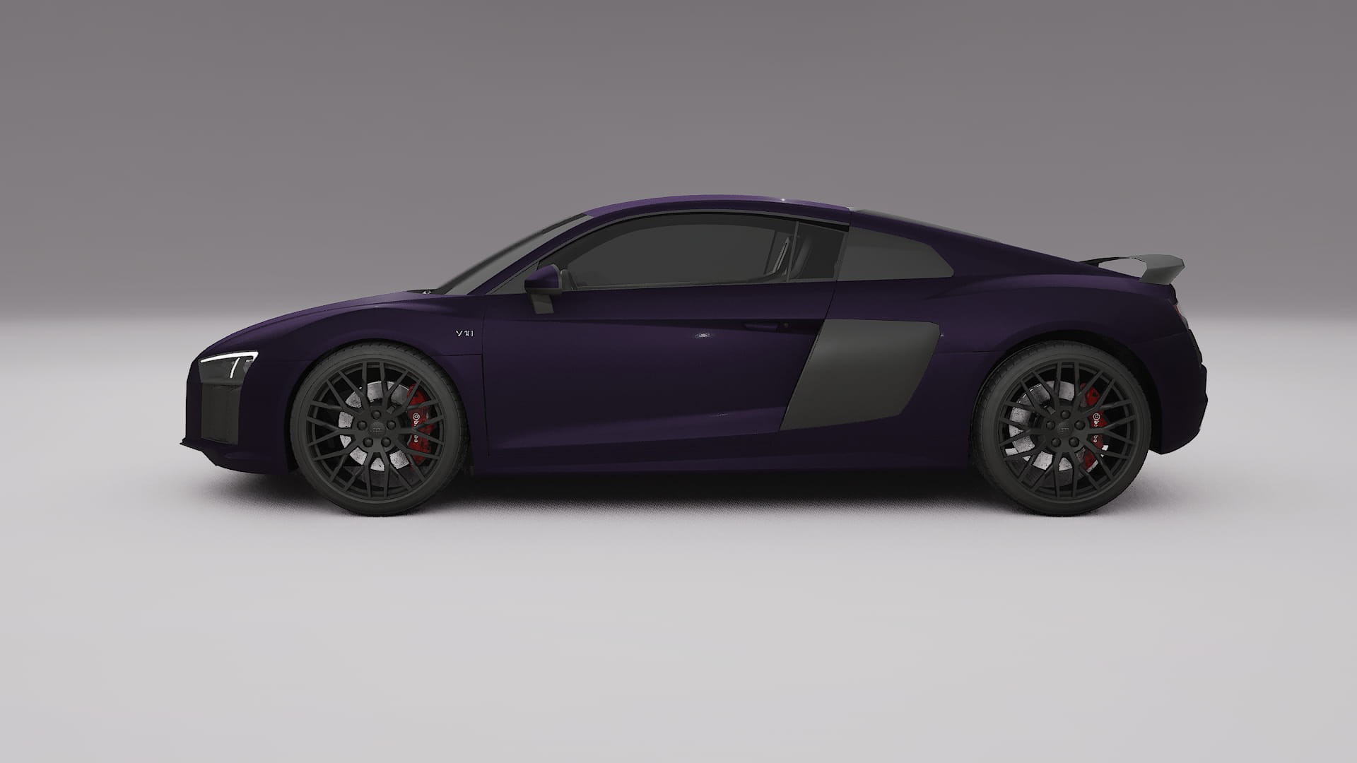 Audi R8 typ-4S prefacelift PPF Fólie | VIOLET TPU PPF - kompletní pre-cut kit