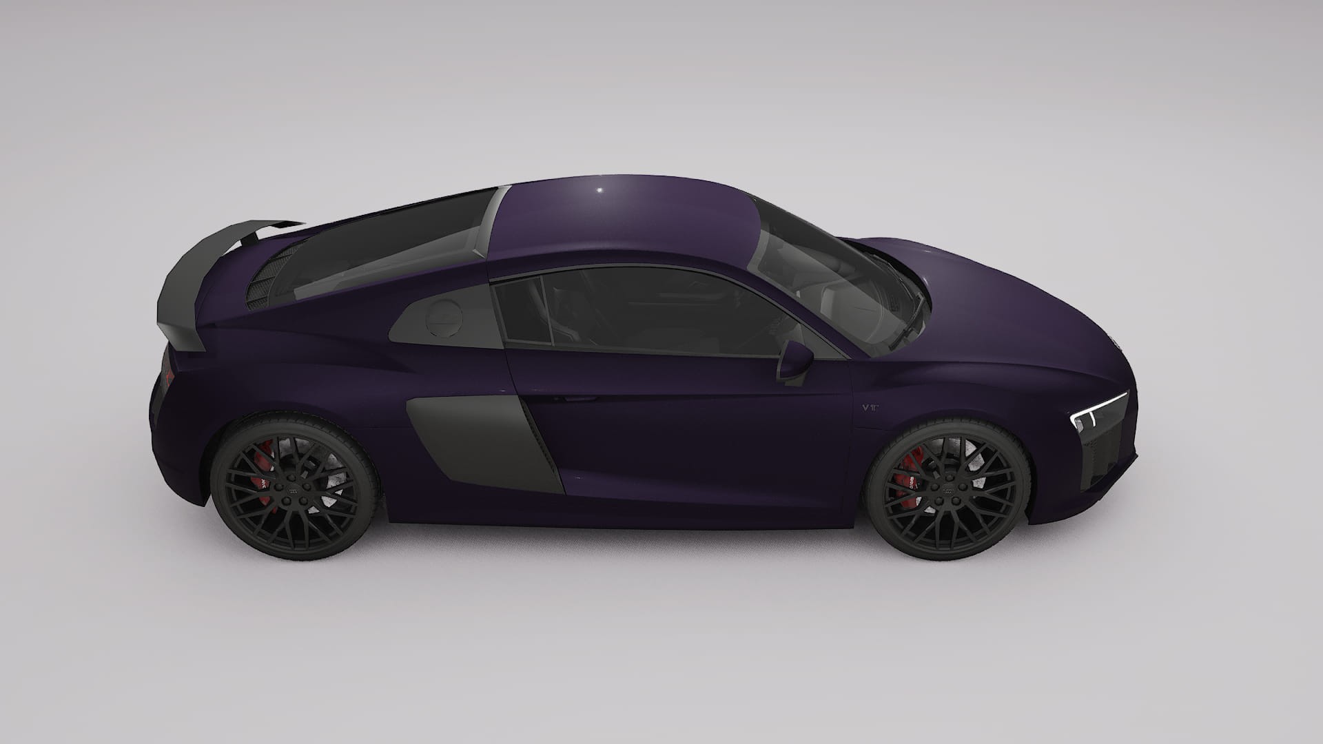 Audi R8 typ-4S prefacelift PPF Fólie | VIOLET TPU PPF - kompletní pre-cut kit