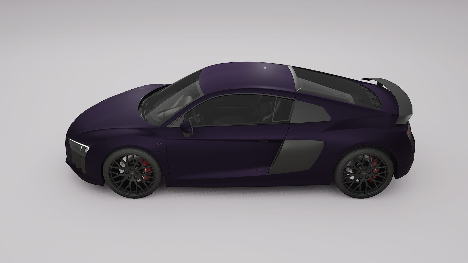 Audi R8 typ-4S prefacelift PPF Fólie | VIOLET TPU PPF - kompletní pre-cut kit