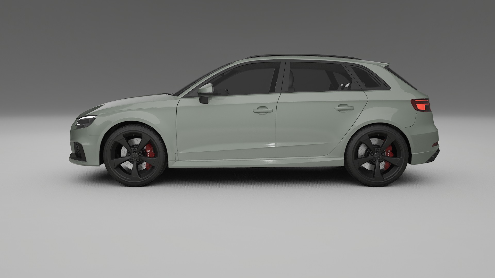 Audi RS3 Sportback 8V facelift PPF Fólie | SLATE TPU PPF - kompletní pre-cut kit