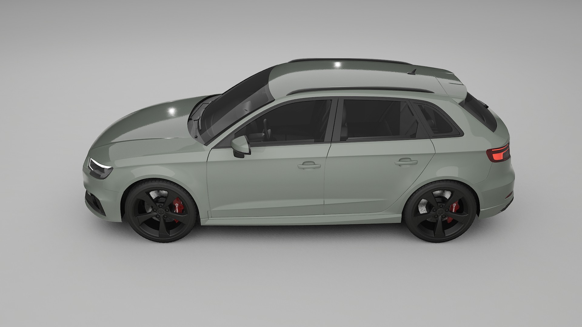 Audi RS3 Sportback 8V facelift PPF Fólie | SLATE TPU PPF - kompletní pre-cut kit