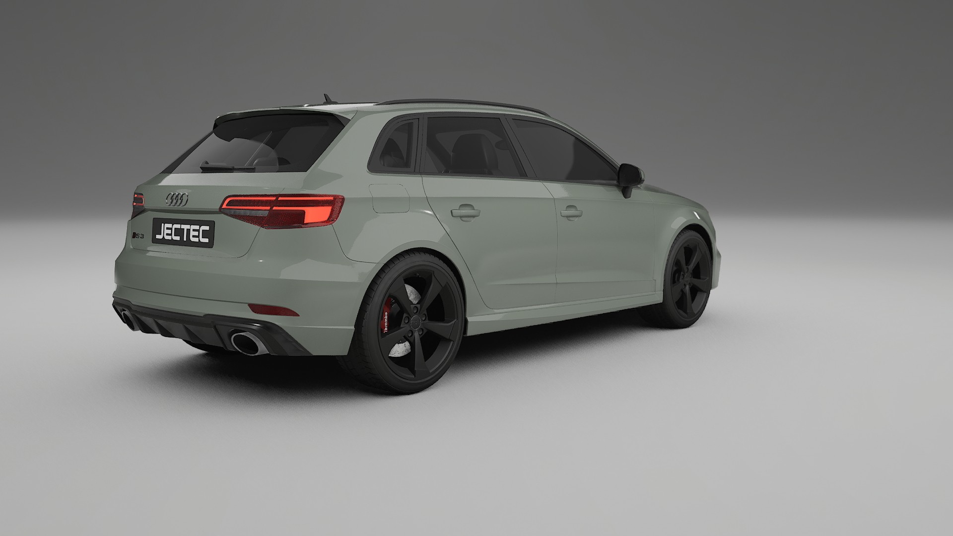 Audi RS3 Sportback 8V facelift PPF Fólie | SLATE TPU PPF - kompletní pre-cut kit