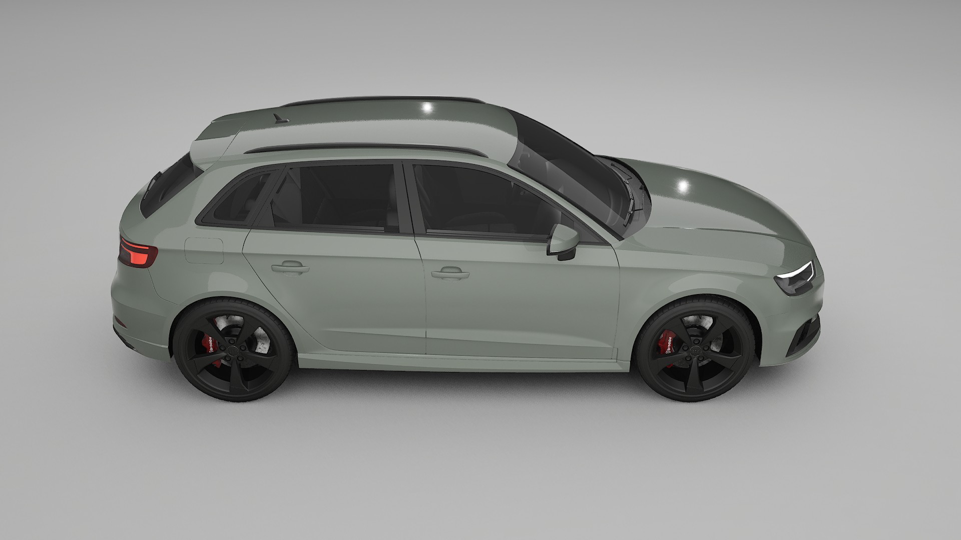Audi RS3 Sportback 8V facelift PPF Fólie | SLATE TPU PPF - kompletní pre-cut kit