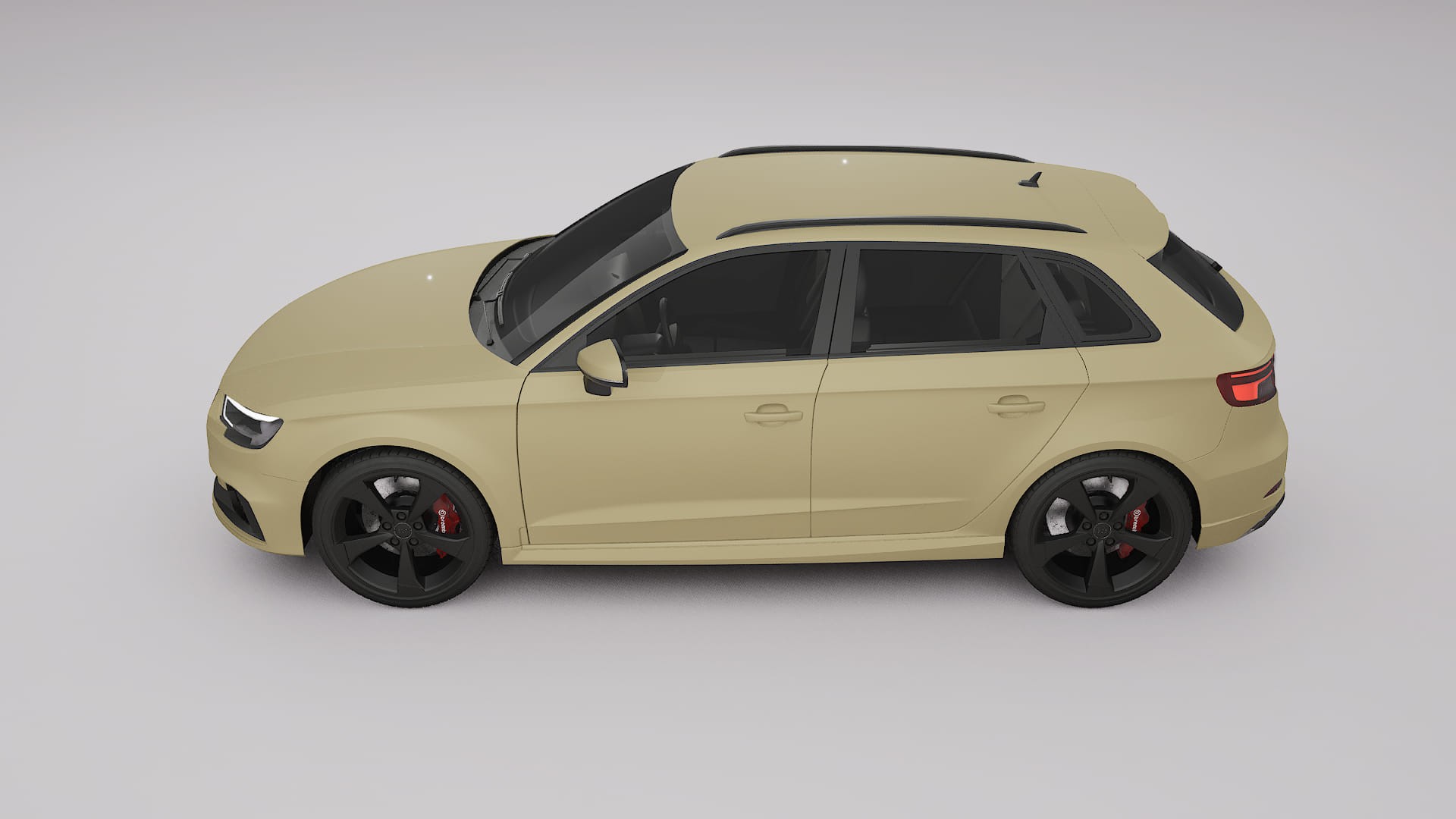 Audi RS3 Sportback 8V facelift PPF Fólie | SAND TPU PPF - kompletní pre-cut kit