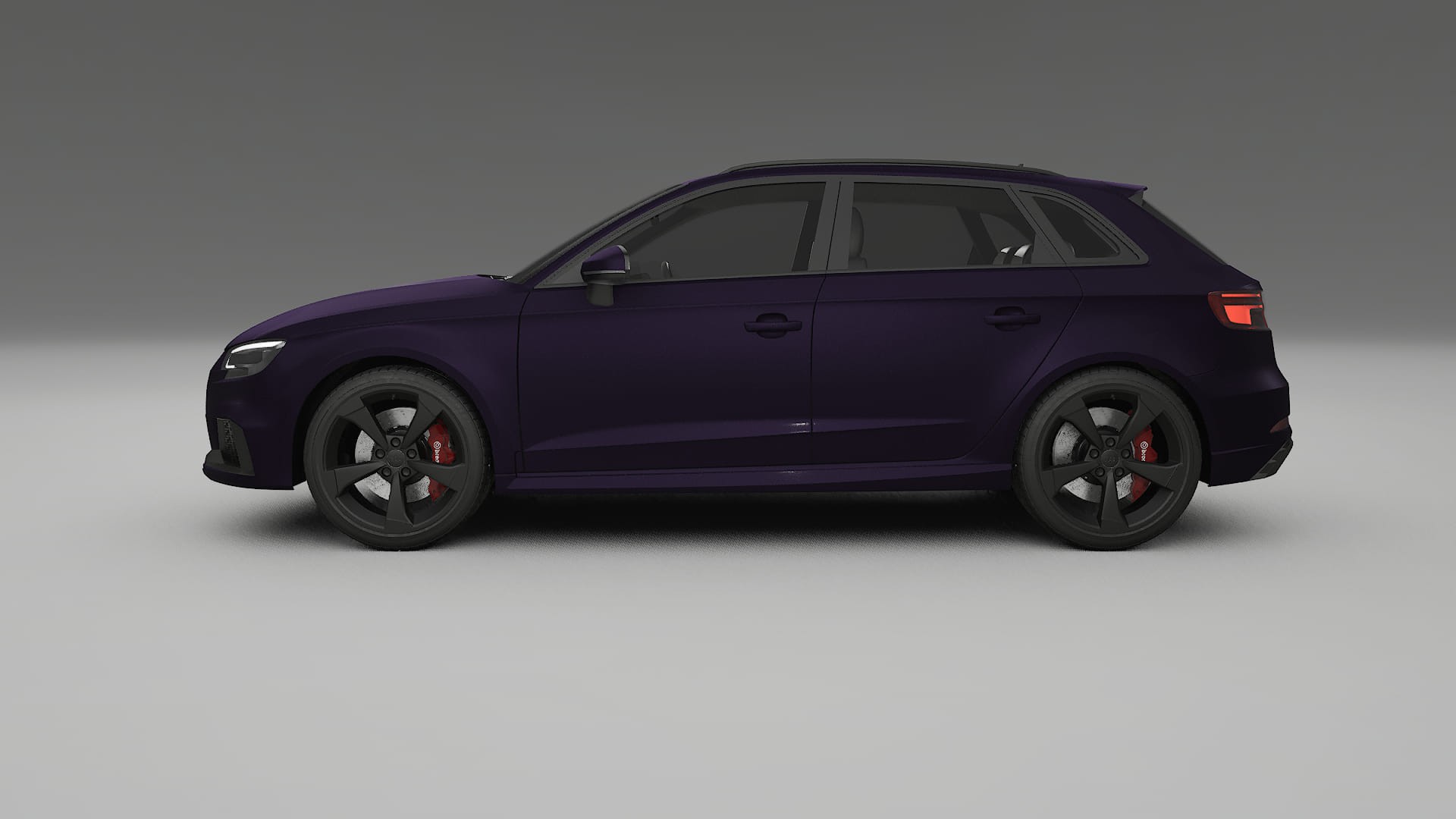 Audi RS3 Sportback 8V facelift PPF Fólie | VIOLET TPU PPF - kompletní pre-cut kit