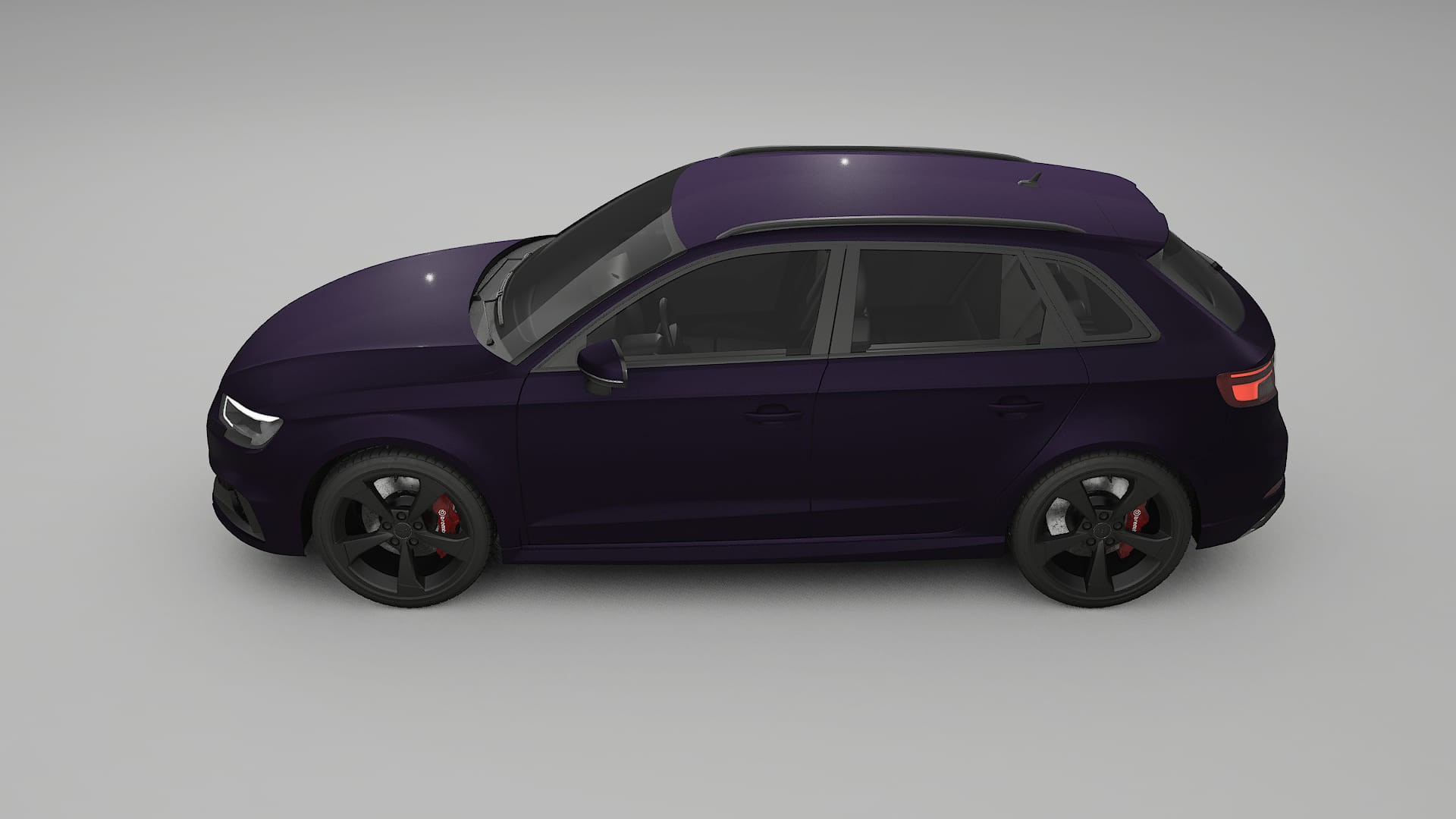 Audi RS3 Sportback 8V facelift PPF Fólie | VIOLET TPU PPF - kompletní pre-cut kit