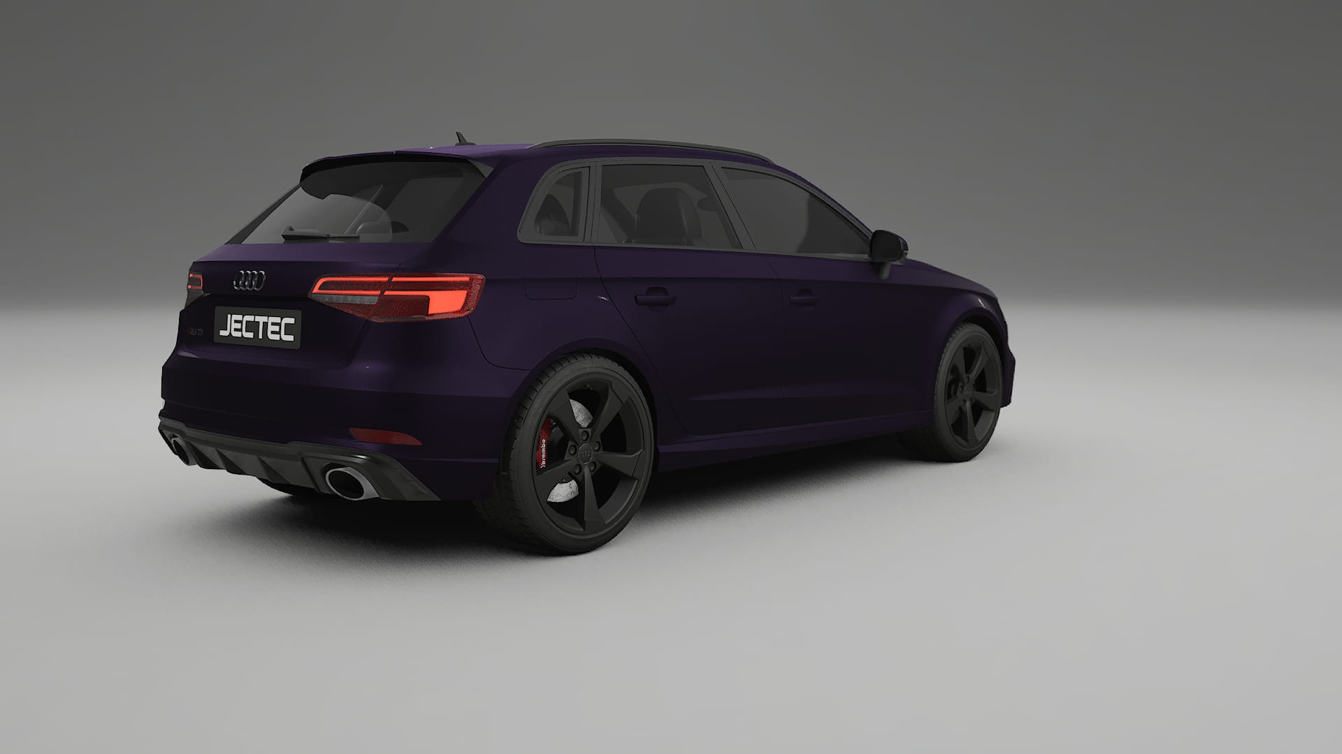 Audi RS3 Sportback 8V facelift PPF Fólie | VIOLET TPU PPF - kompletní pre-cut kit