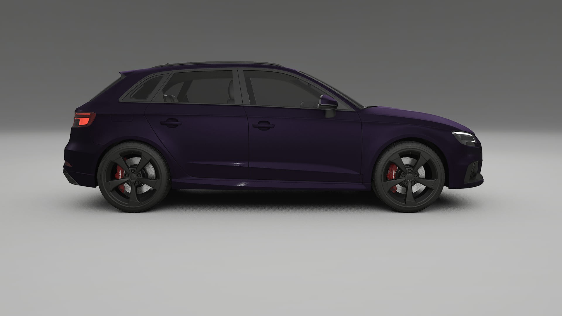 Audi RS3 Sportback 8V facelift PPF Fólie | VIOLET TPU PPF - kompletní pre-cut kit