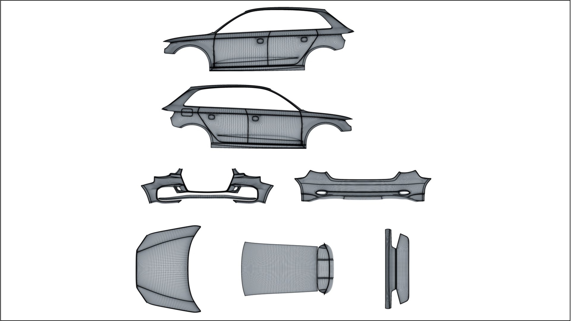 Audi RS3 Sportback 8V facelift PPF Fólie | EVERGREEN TPU PPF - kompletní pre-cut kit