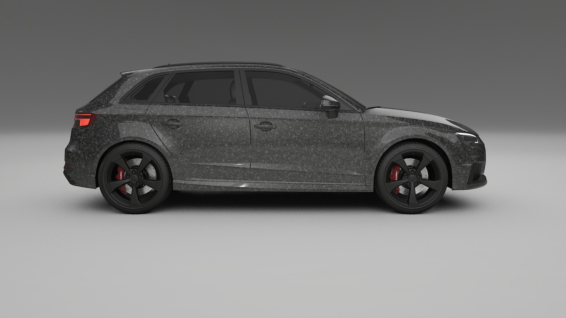 Audi RS3 Sportback 8V facelift PPF Fólie | FORGED S TPU PPF - kompletní pre-cut kit