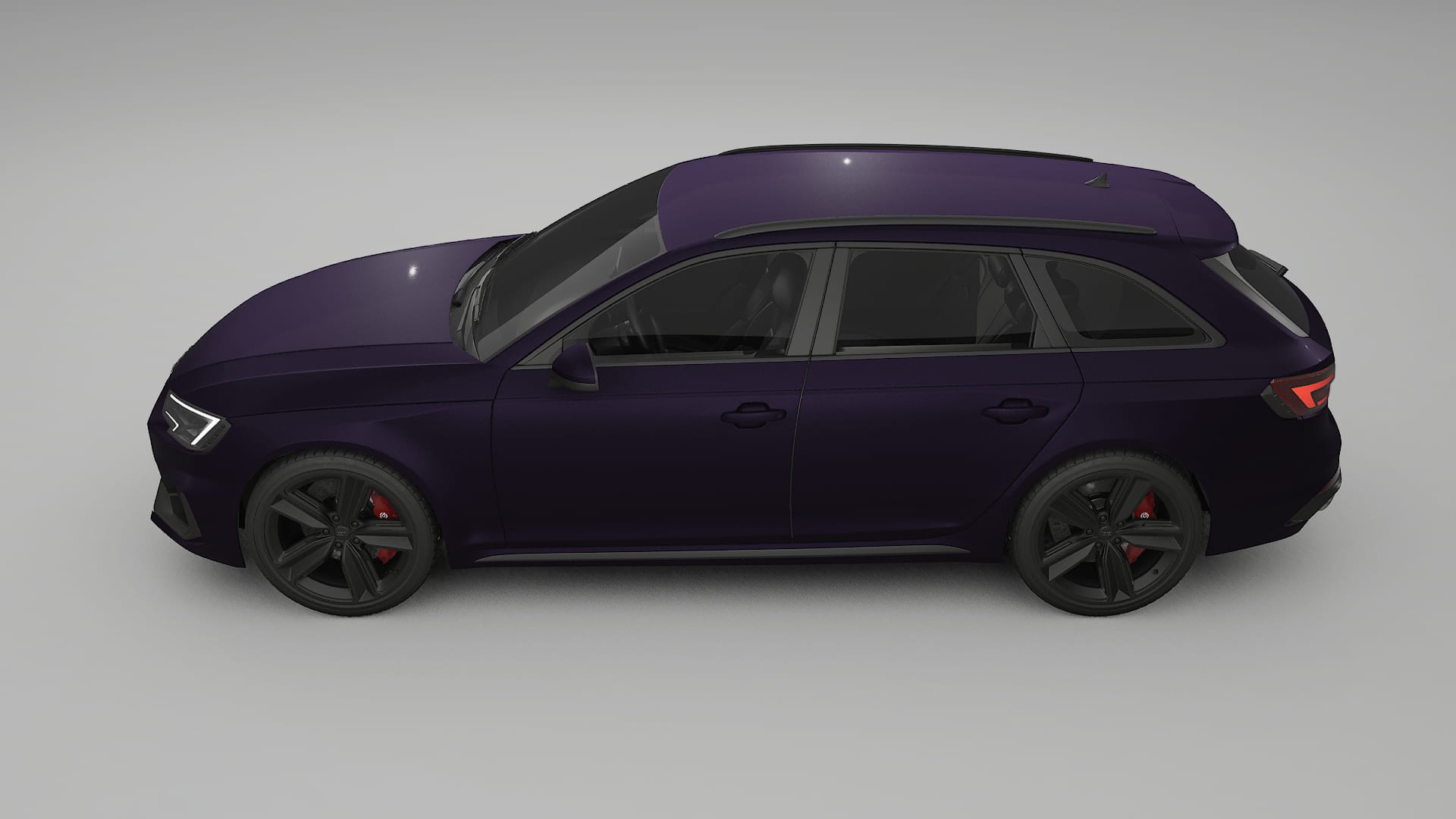 Audi RS4 Avant B9 prefacelift PPF Fólie | VIOLET TPU PPF - kompletní pre-cut kit