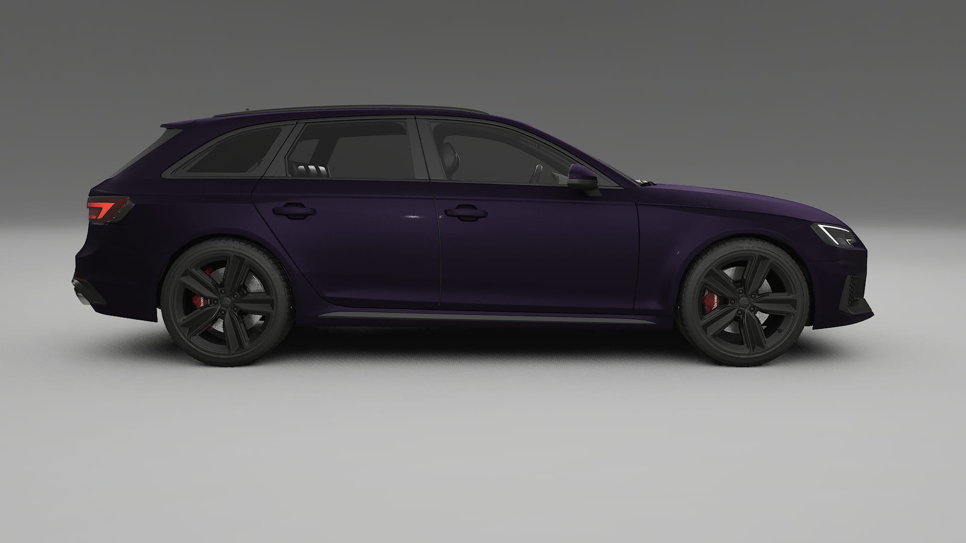 Audi RS4 Avant B9 prefacelift PPF Fólie | VIOLET TPU PPF - kompletní pre-cut kit