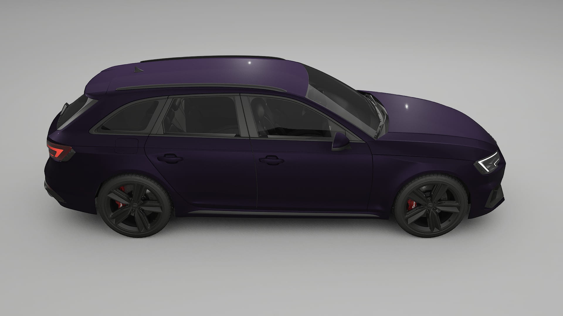 Audi RS4 Avant B9 prefacelift PPF Fólie | VIOLET TPU PPF - kompletní pre-cut kit
