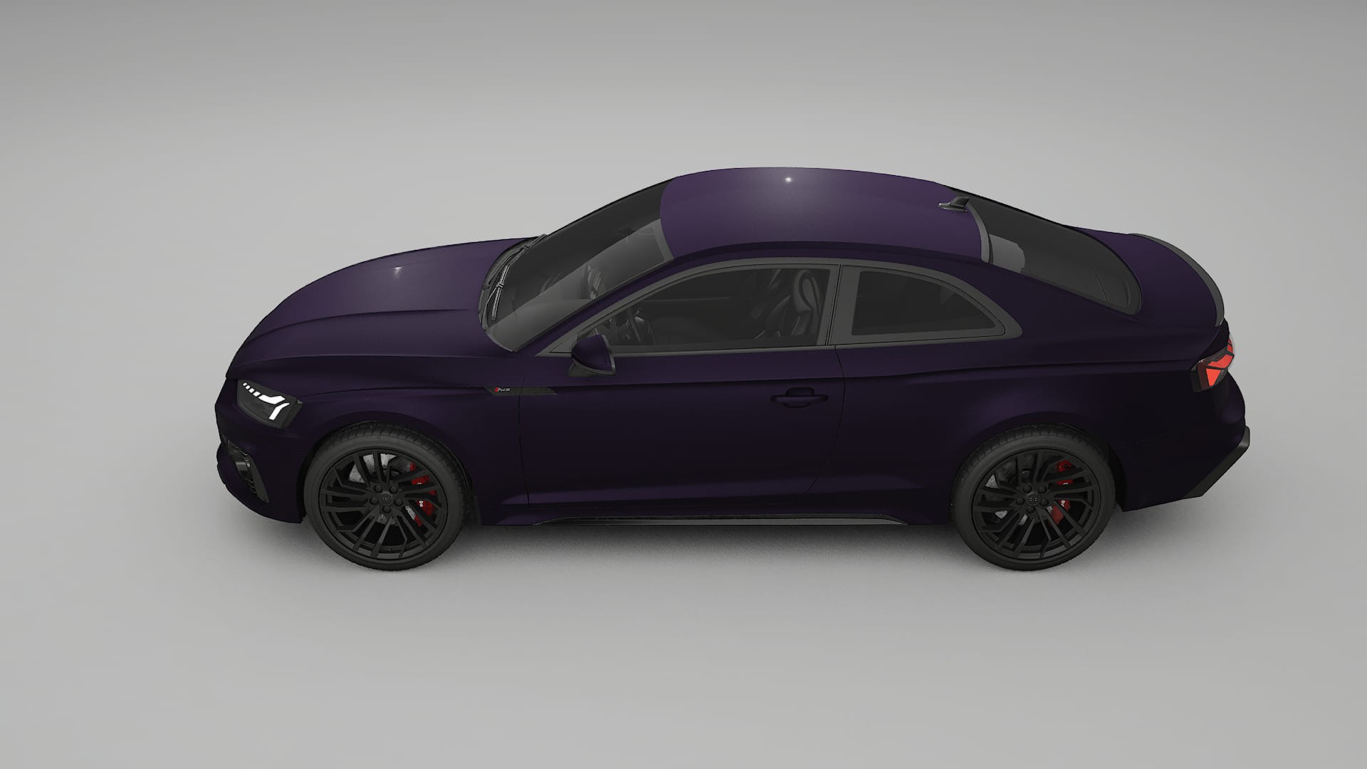 Audi RS5 Coupe B9 facelift PPF Fólie | VIOLET TPU PPF - kompletní pre-cut kit
