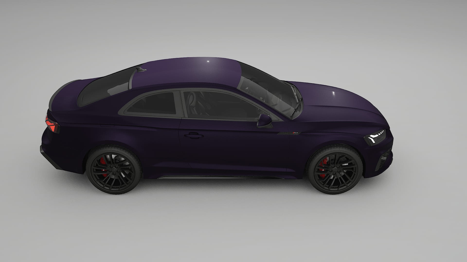 Audi RS5 Coupe B9 facelift PPF Fólie | VIOLET TPU PPF - kompletní pre-cut kit