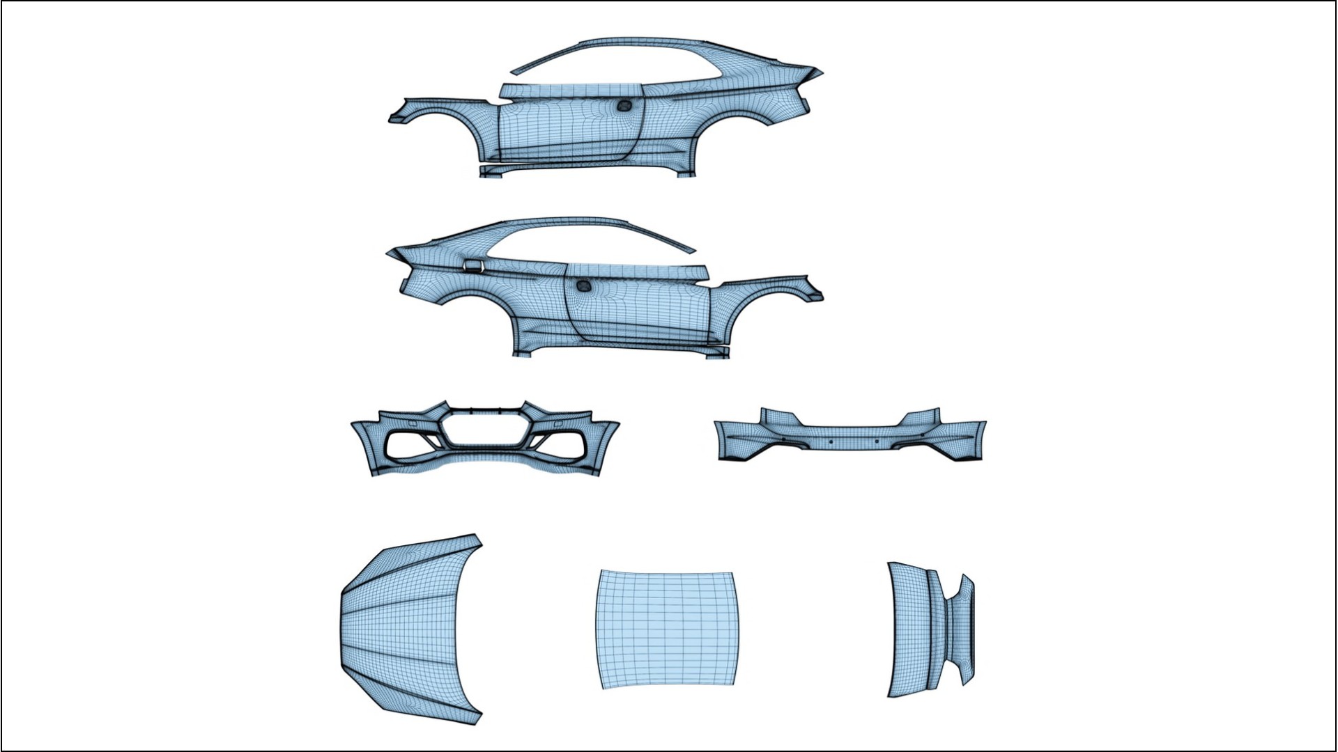Audi RS5 Coupe B9 facelift PPF Fólie | NEBULA TPU PPF - kompletní pre-cut kit 2
