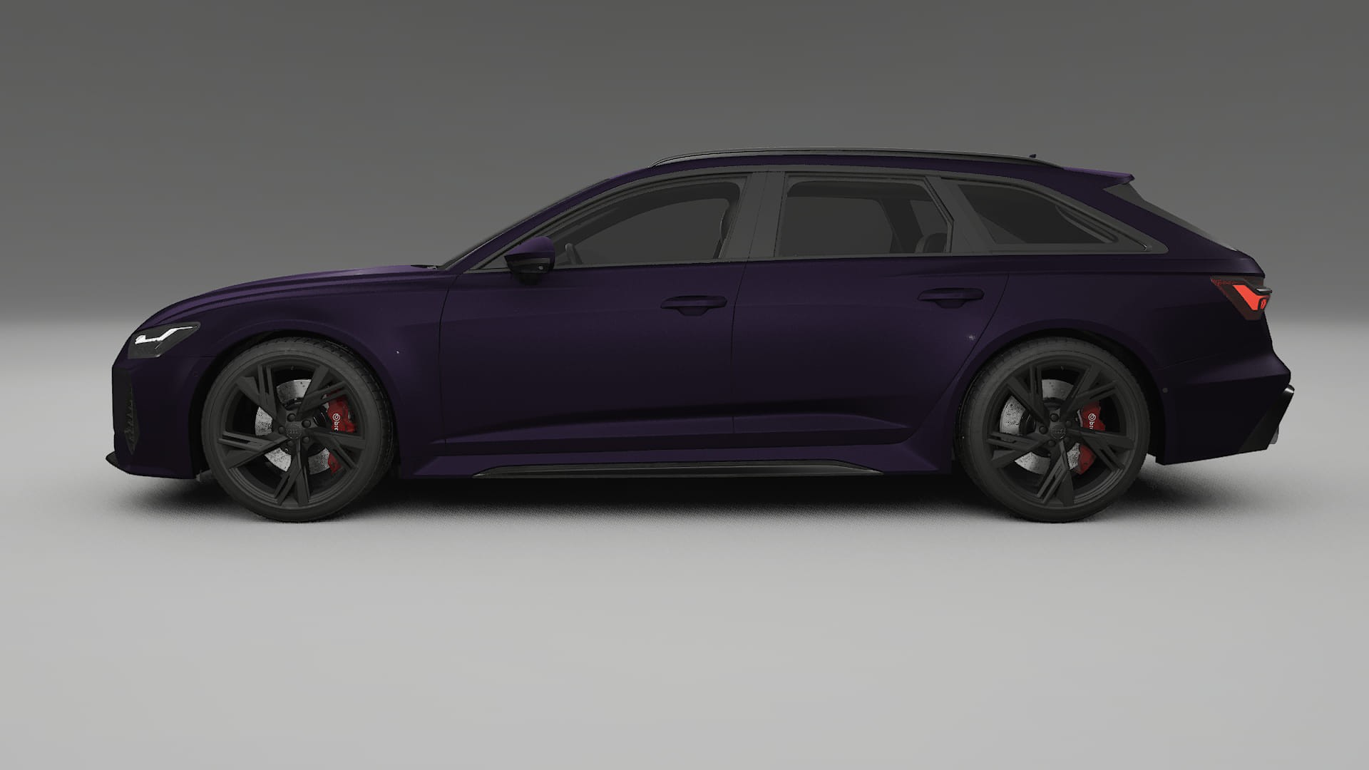 Audi RS6 Avant C8 facelift PPF Fólie | VIOLET TPU PPF - kompletní pre-cut kit