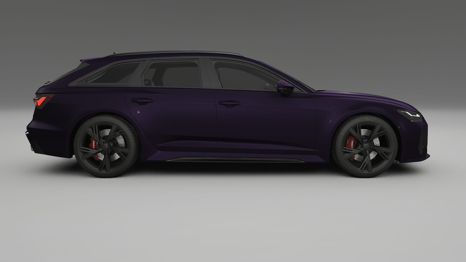 Audi RS6 Avant C8 facelift PPF Fólie | VIOLET TPU PPF - kompletní pre-cut kit
