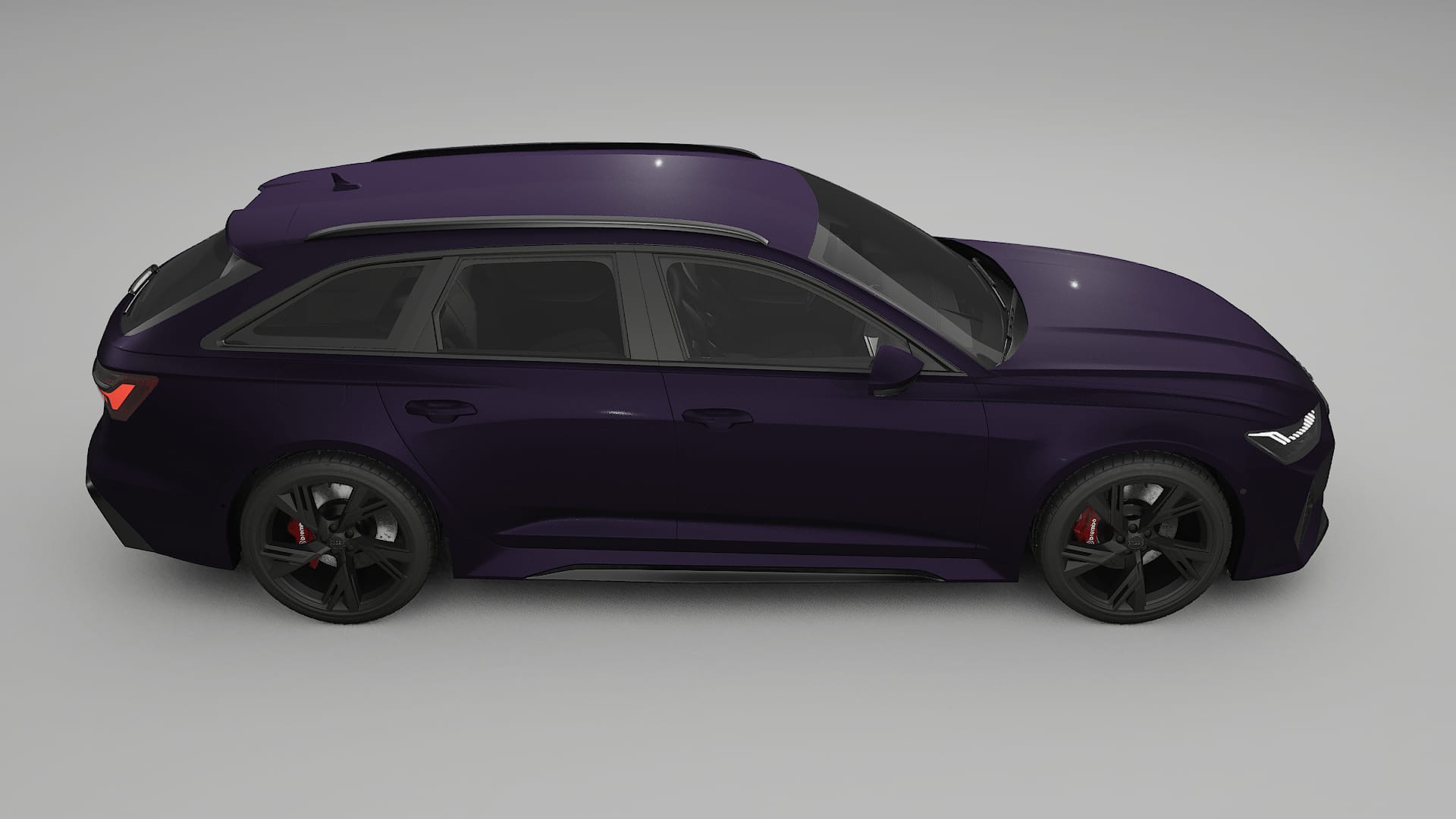 Audi RS6 Avant C8 facelift PPF Fólie | VIOLET TPU PPF - kompletní pre-cut kit
