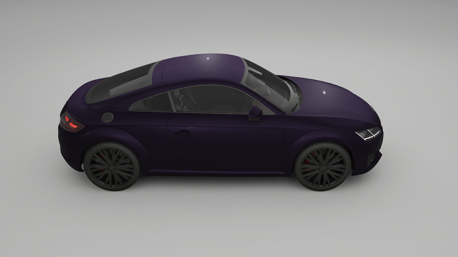 Audi TT Coupe 8S prefacelift PPF Fólie | VIOLET TPU PPF - kompletní pre-cut kit