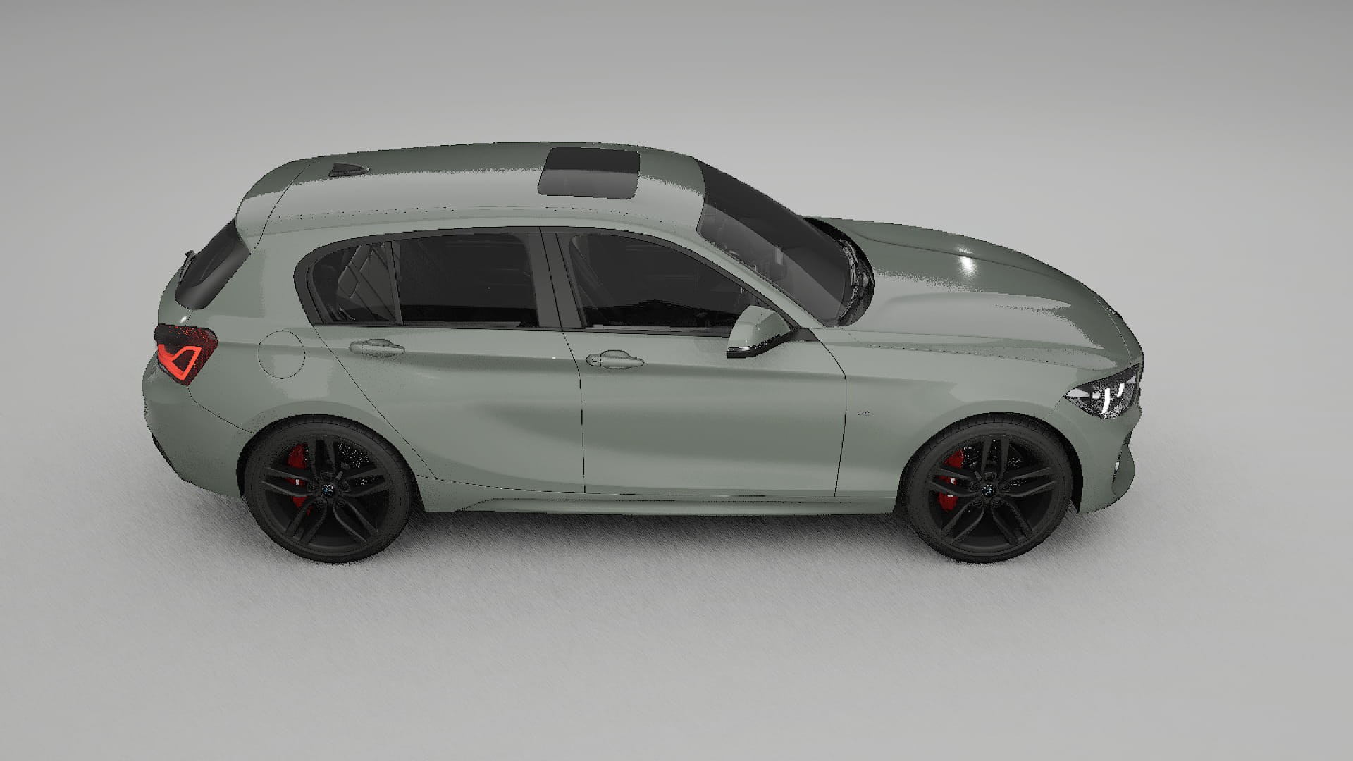 BMW 1 F20 facelift PPF Fólie | SLATE TPU PPF - kompletní pre-cut kit