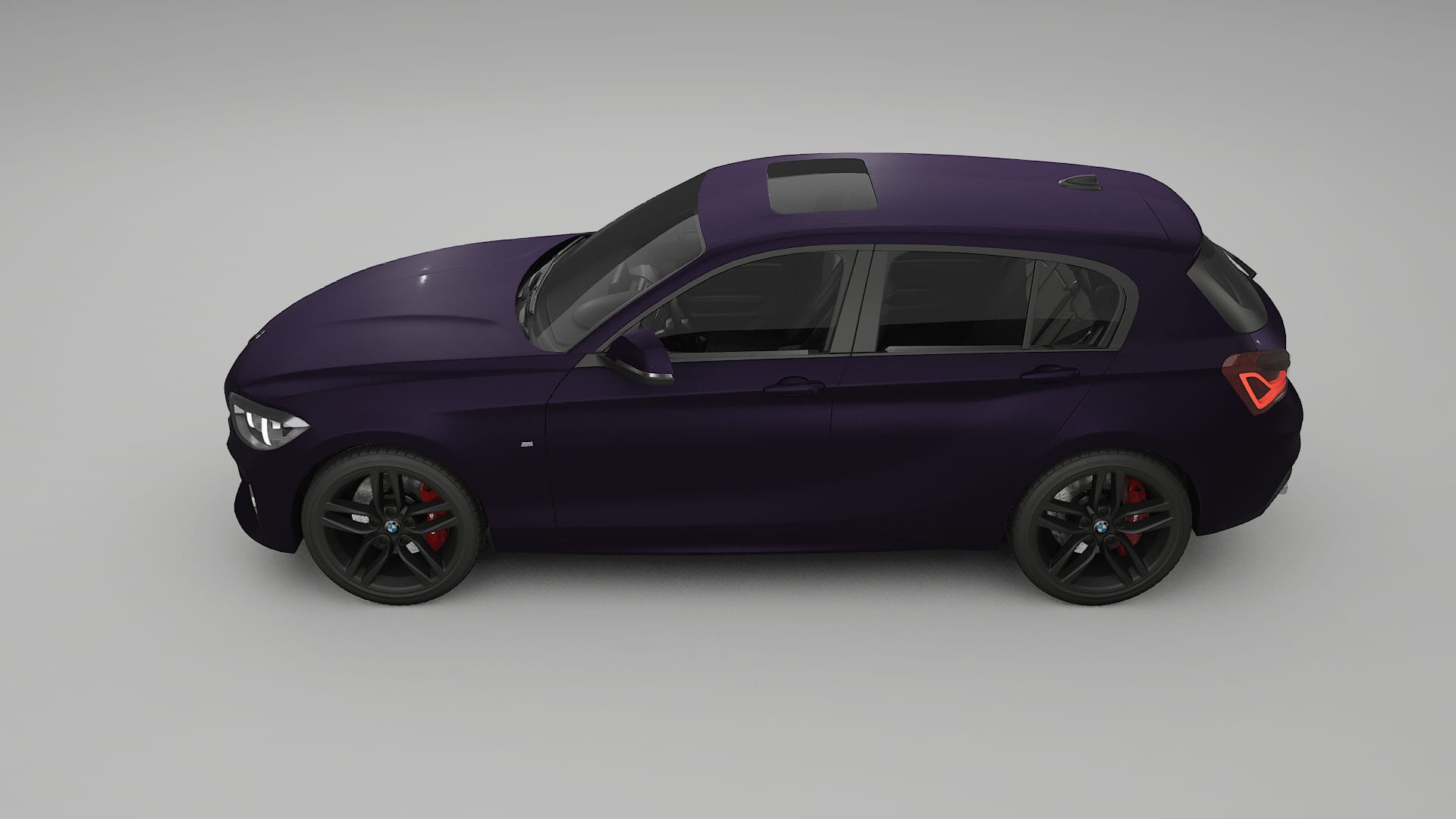 BMW 1 F20 facelift PPF Fólie | VIOLET TPU PPF - kompletní pre-cut kit