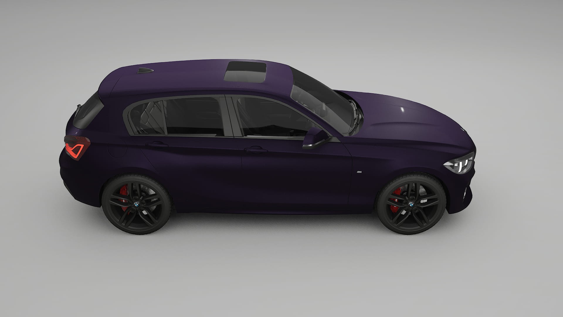 BMW 1 F20 facelift PPF Fólie | VIOLET TPU PPF - kompletní pre-cut kit