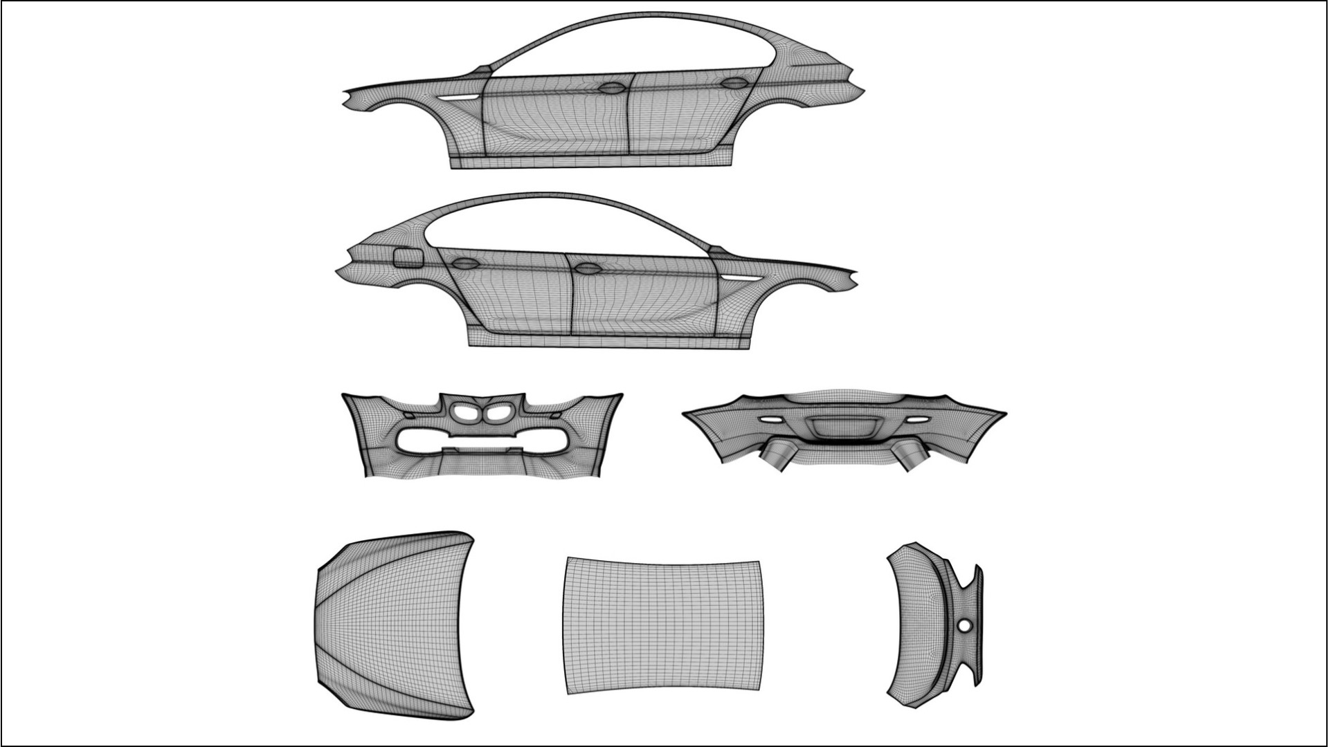 BMW 6 F06 PPF Fólie | BLAZE TPU PPF - kompletní pre-cut kit