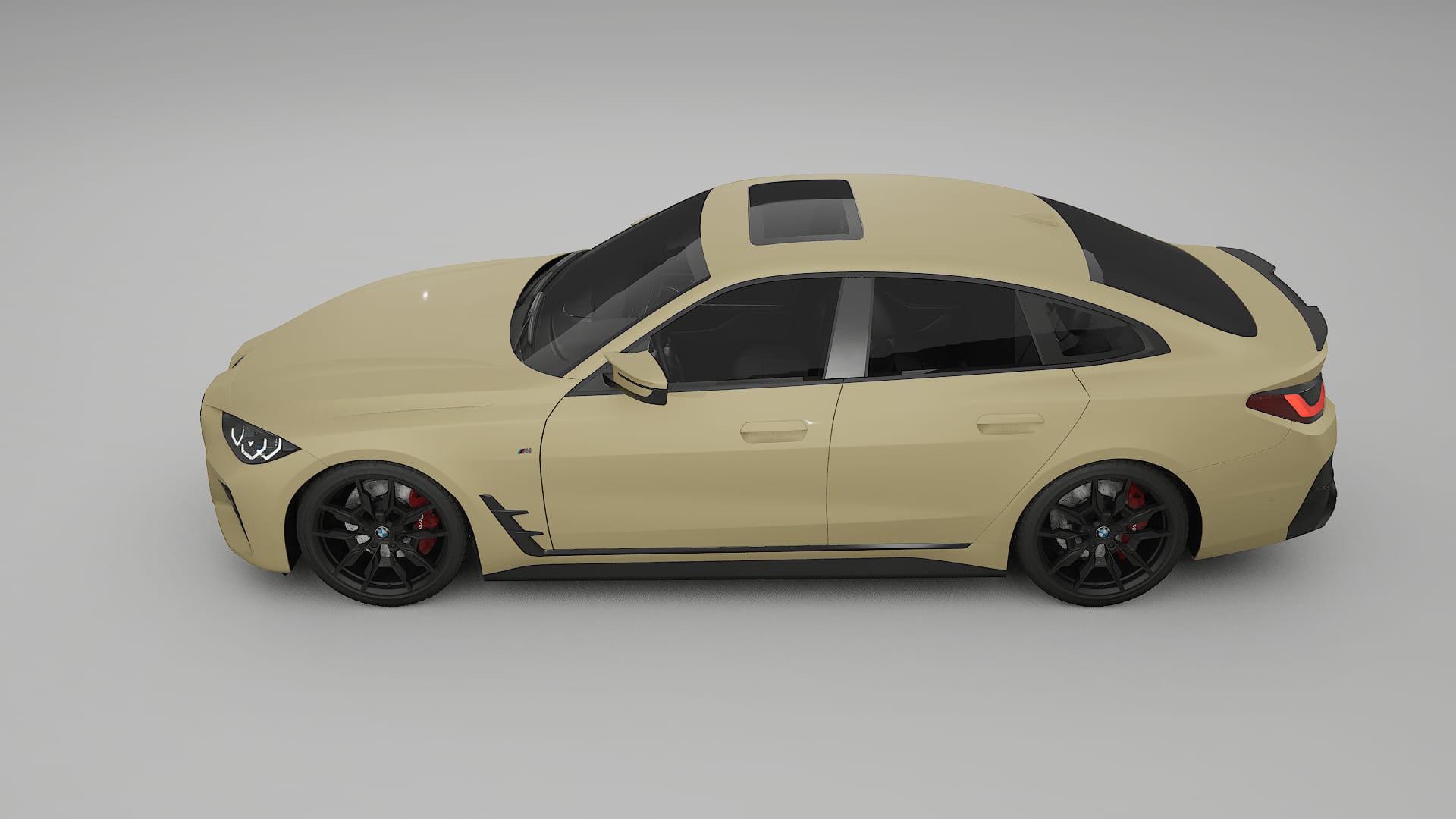 BMW I4 G26 M-Package PPF Fólie | SAND TPU PPF - kompletní pre-cut kit