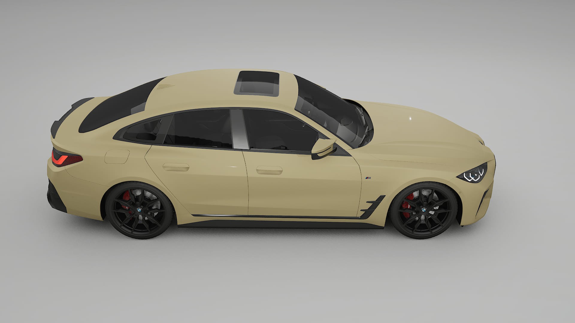 BMW I4 G26 M-Package PPF Fólie | SAND TPU PPF - kompletní pre-cut kit