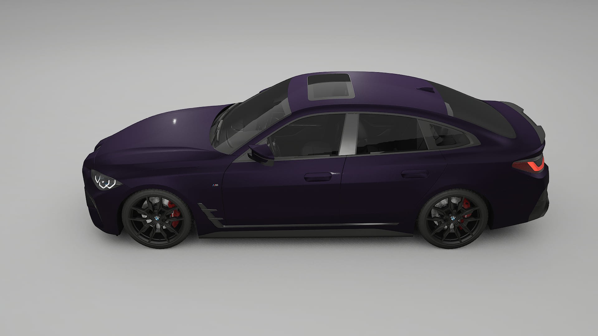 BMW I4 G26 M-Package PPF Fólie | VIOLET TPU PPF - kompletní pre-cut kit