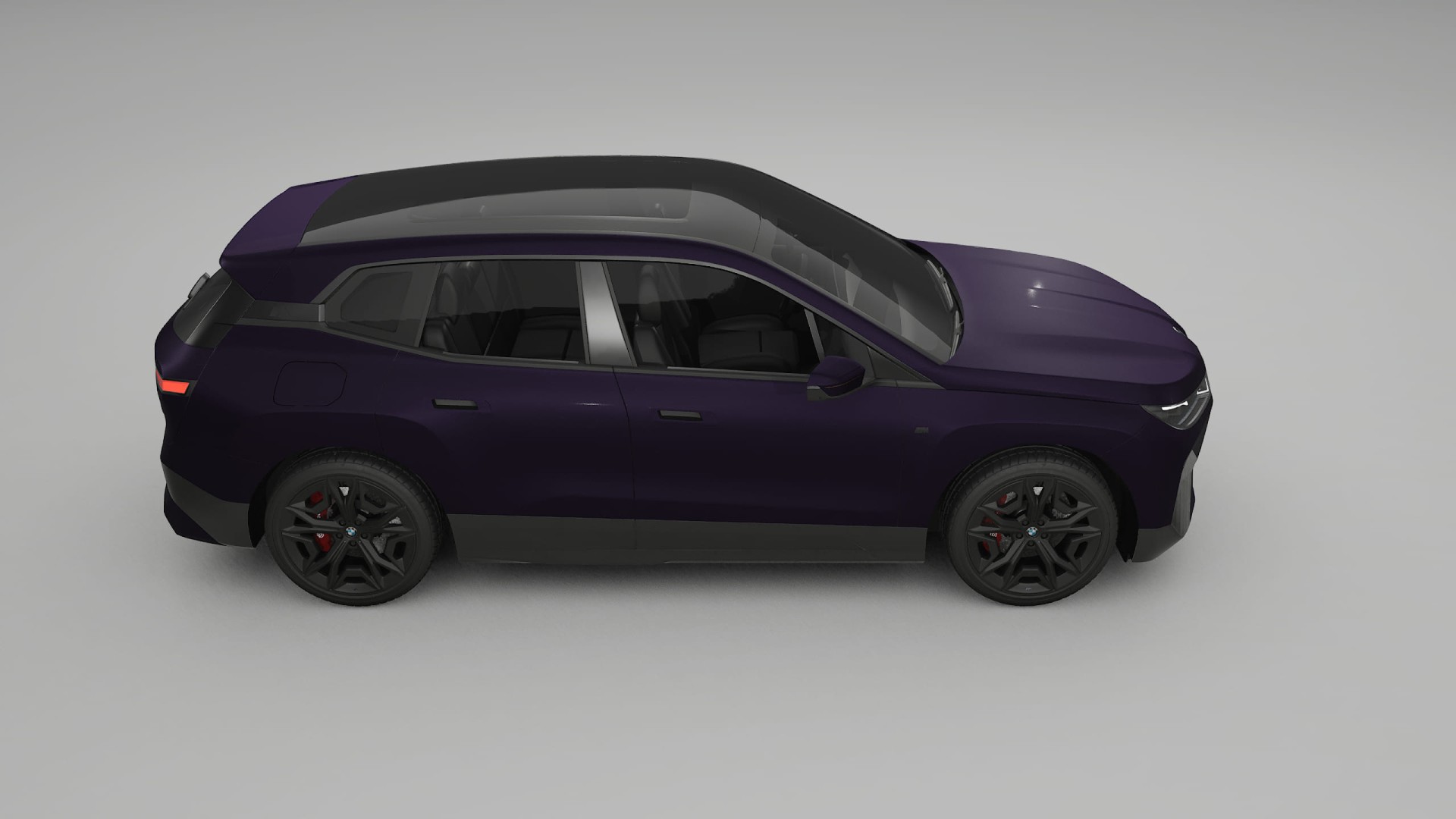 BMW iX M60 PPF Fólie | VIOLET TPU PPF - kompletní pre-cut kit