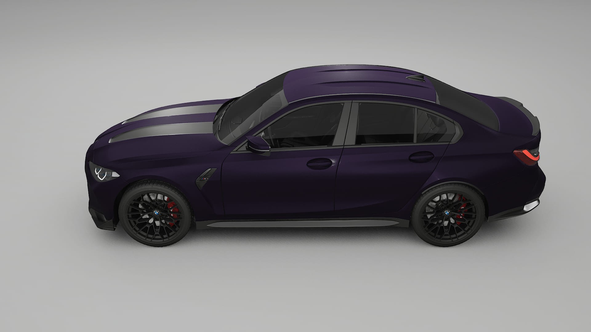 BMW M3 G80 Competition CS PPF Fólie | VIOLET TPU PPF - kompletní pre-cut kit