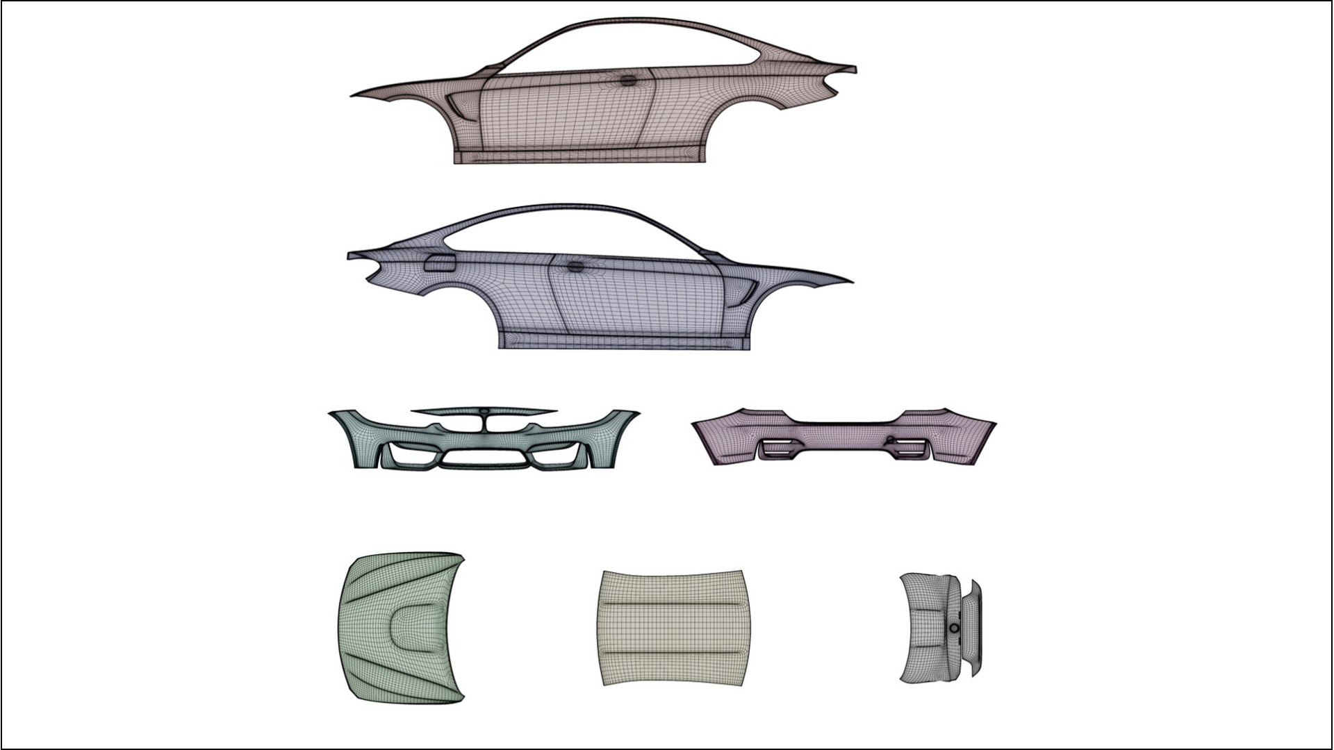 BMW M4 F82 PPF Fólie | VIOLET TPU PPF - kompletní pre-cut kit