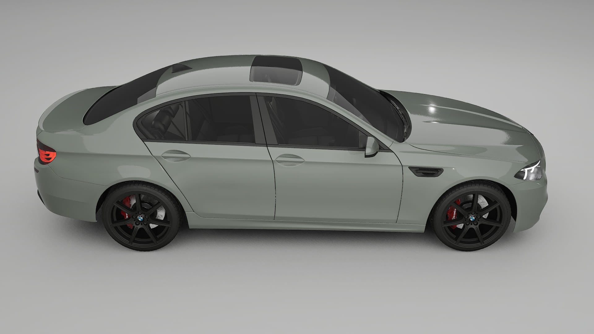 BMW M5 F10 PPF Fólie | SLATE TPU PPF - kompletní pre-cut kit