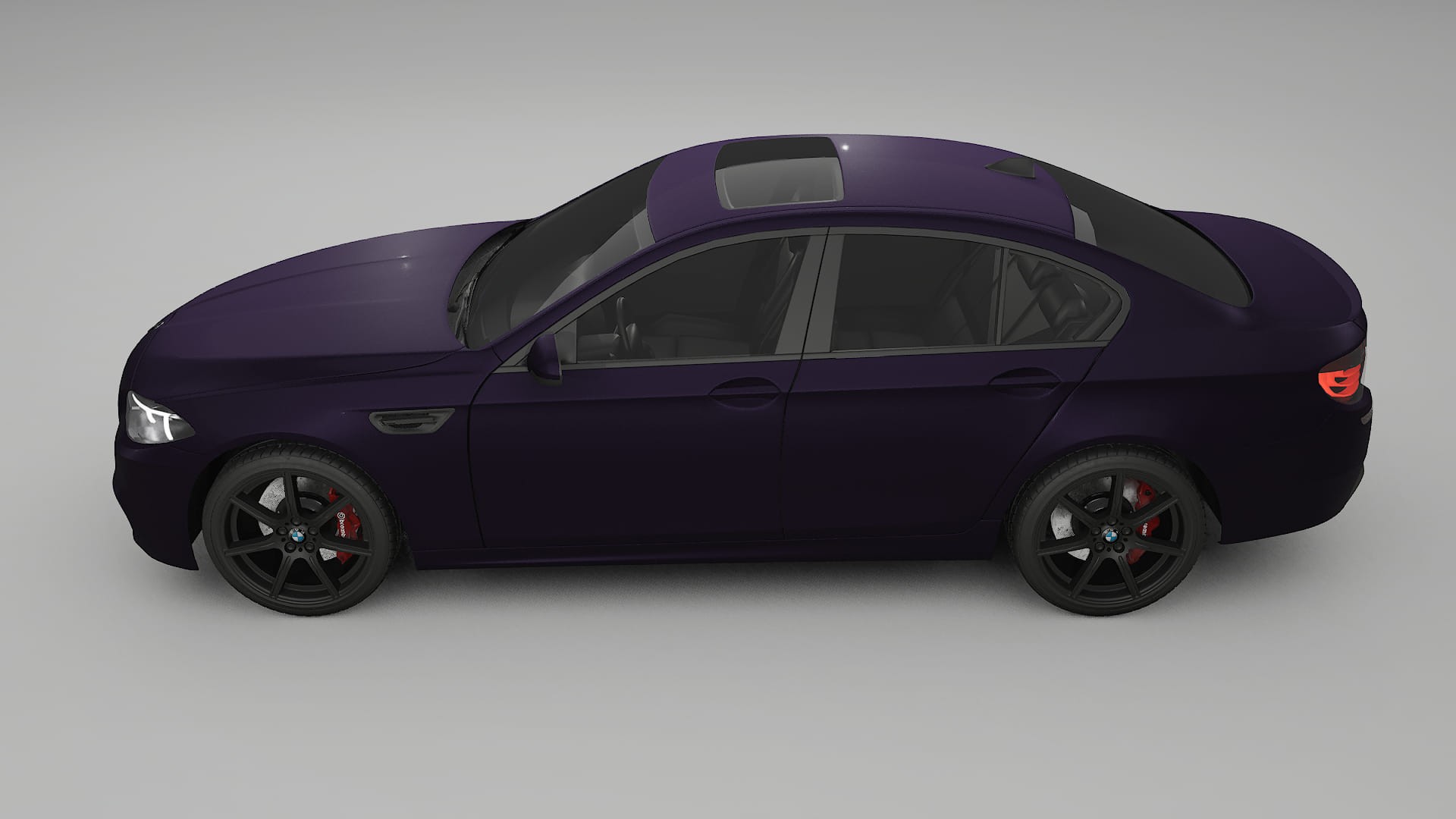BMW M5 F10 PPF Fólie | VIOLET TPU PPF - kompletní pre-cut kit