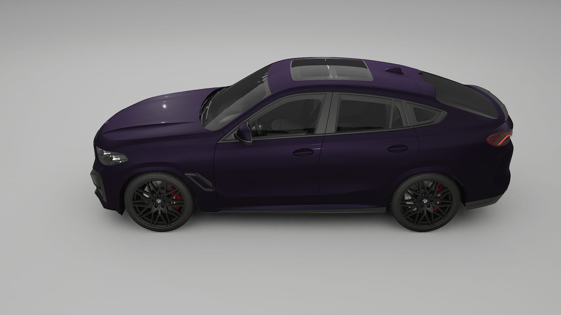 BMW X6 F96 Competition PPF Fólie | VIOLET TPU PPF - kompletní pre-cut kit