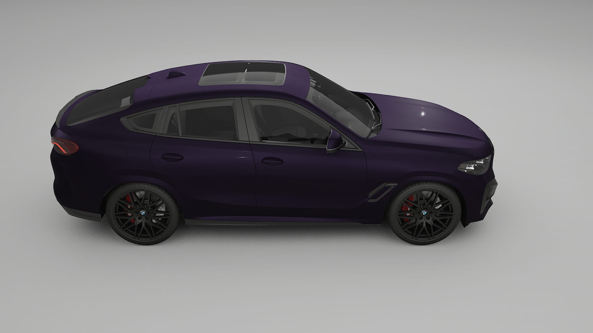BMW X6 F96 Competition PPF Fólie | VIOLET TPU PPF - kompletní pre-cut kit