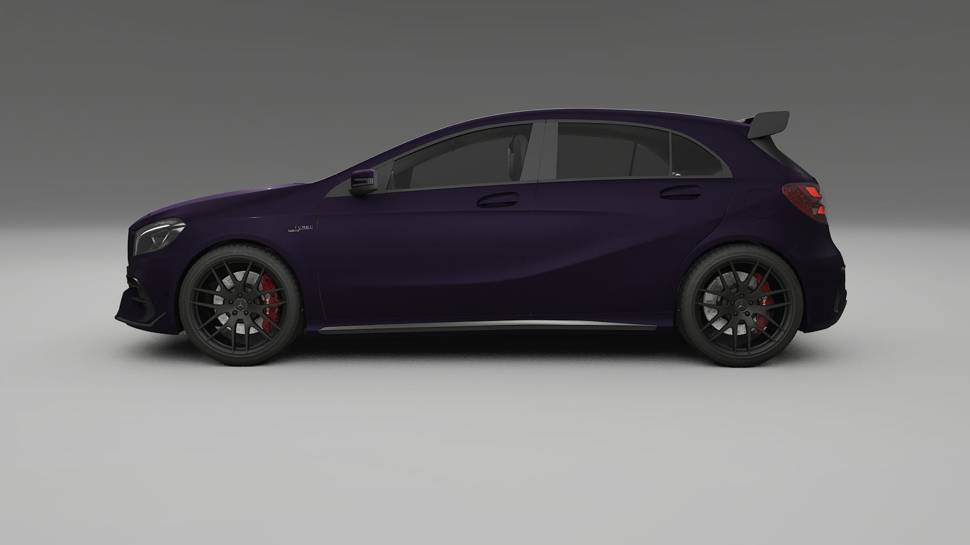 Mercedes A45 AMG W176 PPF Fólie | VIOLET TPU PPF - kompletní pre-cut kit
