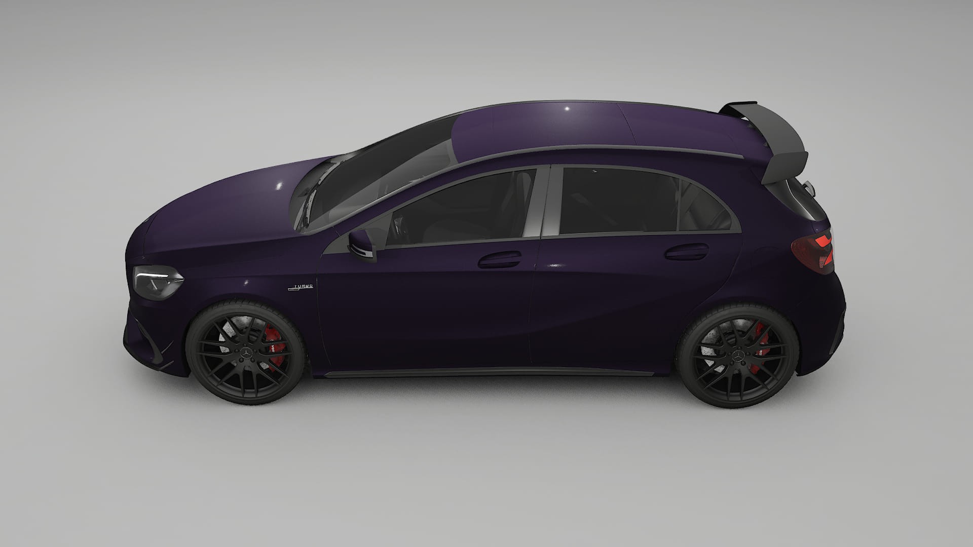 Mercedes A45 AMG W176 PPF Fólie | VIOLET TPU PPF - kompletní pre-cut kit