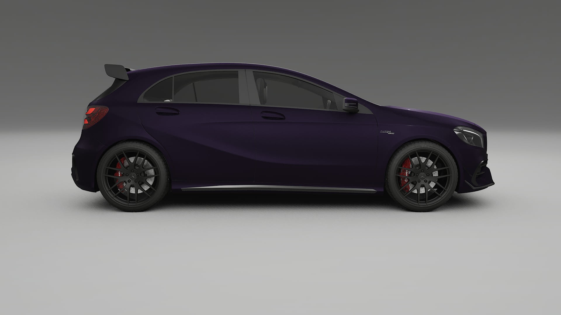 Mercedes A45 AMG W176 PPF Fólie | VIOLET TPU PPF - kompletní pre-cut kit