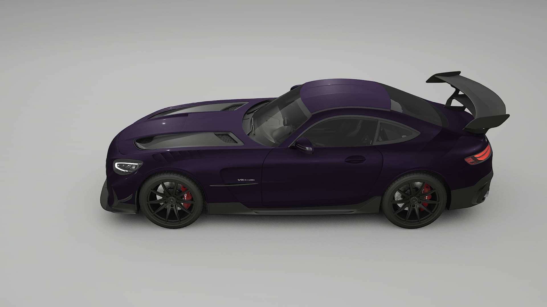 Mercedes AMG GT Black Series C192 Coupe PPF Fólie | VIOLET TPU PPF - kompletní pre-cut kit