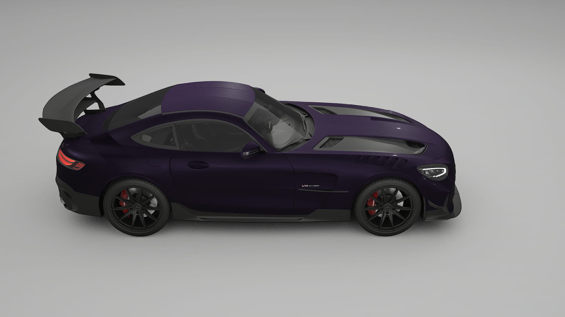Mercedes AMG GT Black Series C192 Coupe PPF Fólie | VIOLET TPU PPF - kompletní pre-cut kit