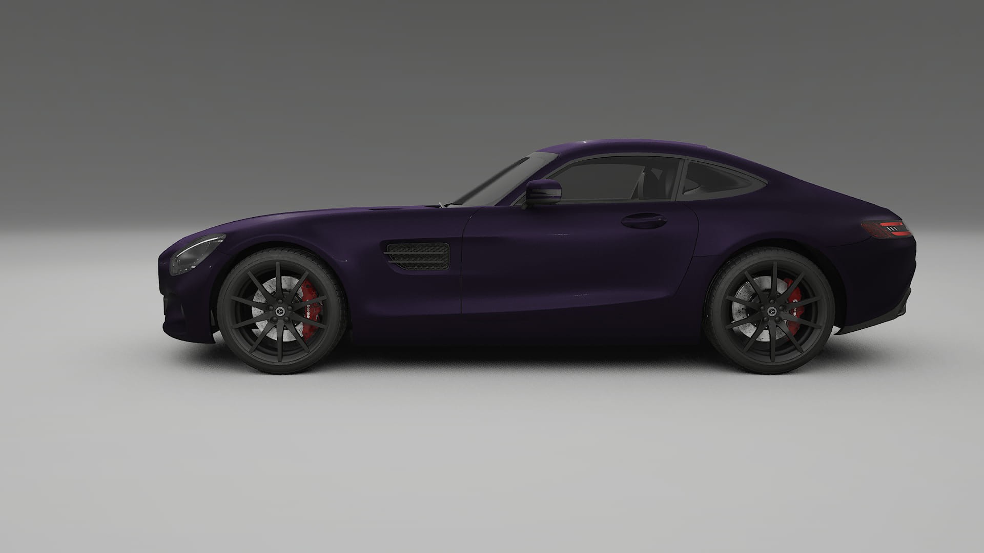 Mercedes AMG GT C190 Coupe PPF Fólie | VIOLET TPU PPF - kompletní pre-cut kit