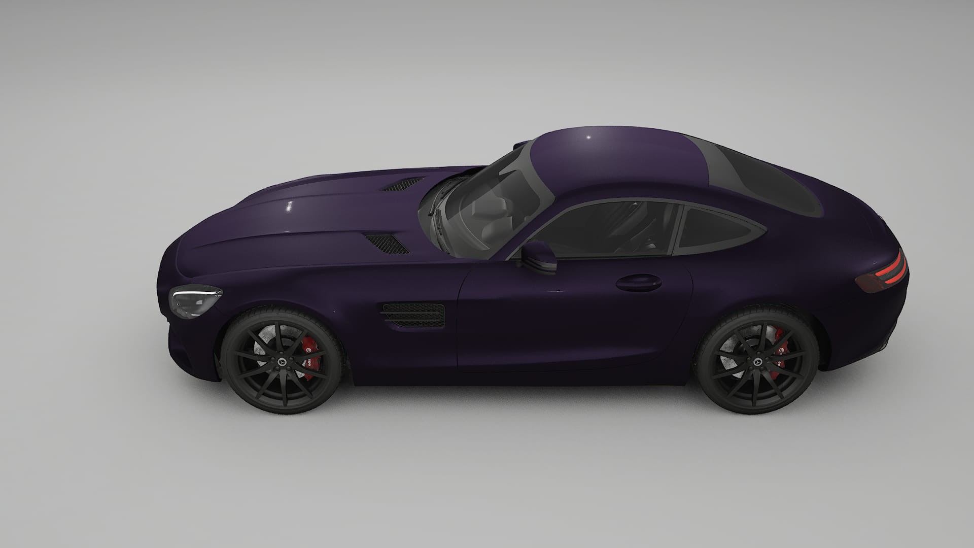 Mercedes AMG GT C190 Coupe PPF Fólie | VIOLET TPU PPF - kompletní pre-cut kit