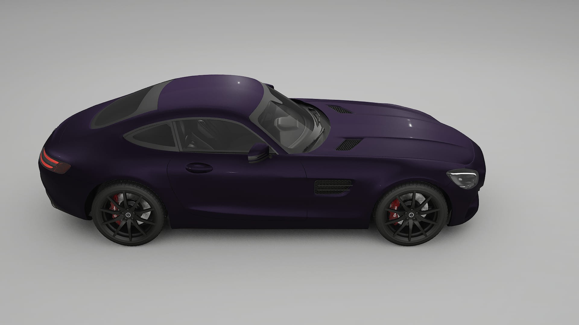 Mercedes AMG GT C190 Coupe PPF Fólie | VIOLET TPU PPF - kompletní pre-cut kit