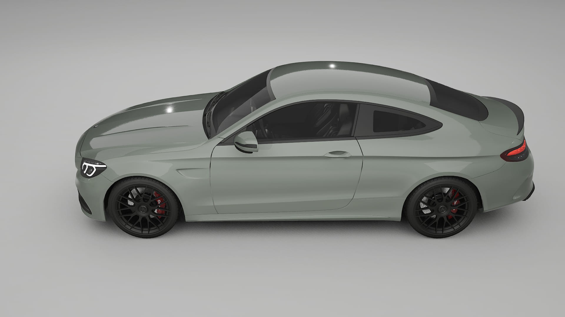 Mercedes C63 AMG W205 Coupe PPF Fólie | SLATE TPU PPF - kompletní pre-cut kit
