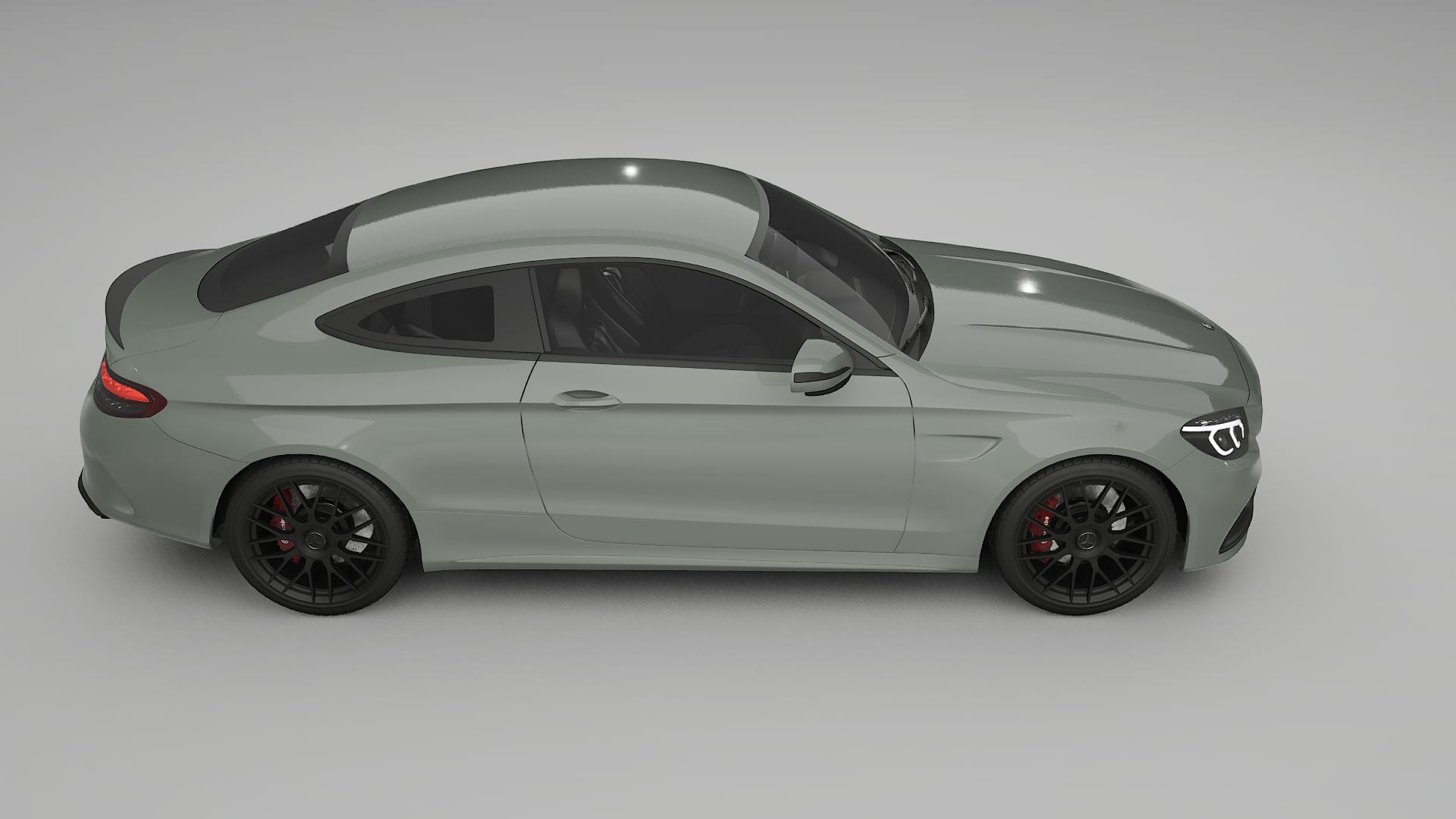 Mercedes C63 AMG W205 Coupe PPF Fólie | SLATE TPU PPF - kompletní pre-cut kit