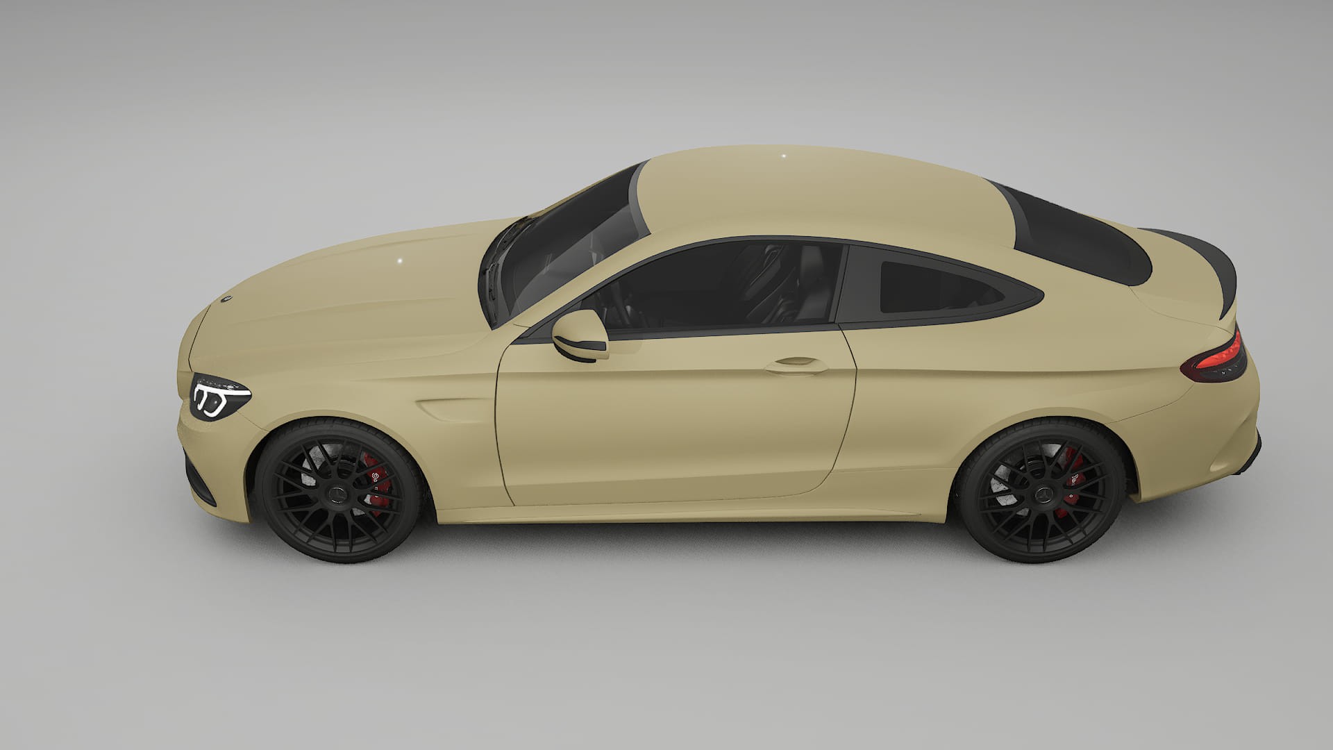 Mercedes C63 AMG W205 Coupe PPF Fólie | SAND TPU PPF - kompletní pre-cut kit