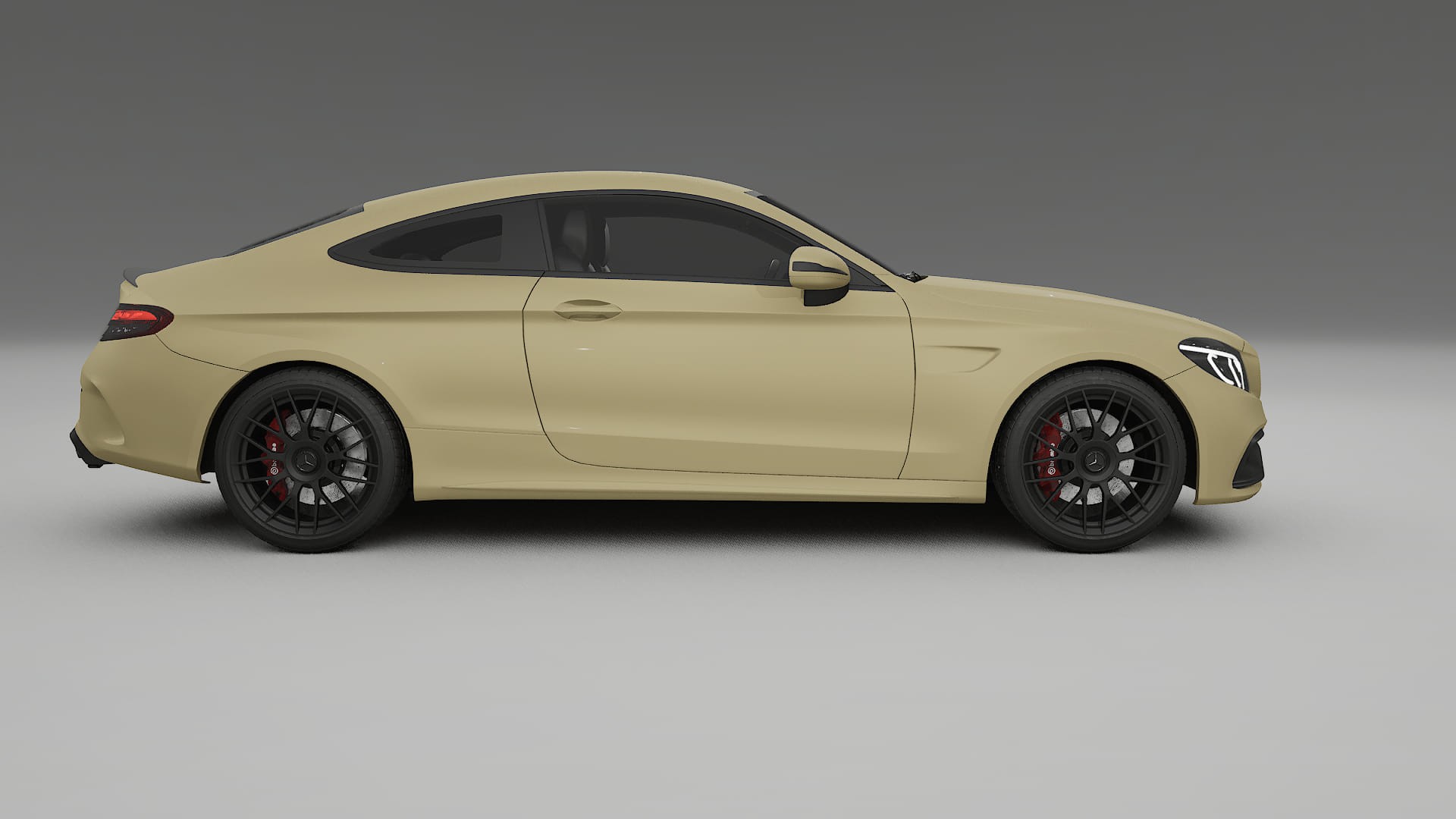 Mercedes C63 AMG W205 Coupe PPF Fólie | SAND TPU PPF - kompletní pre-cut kit
